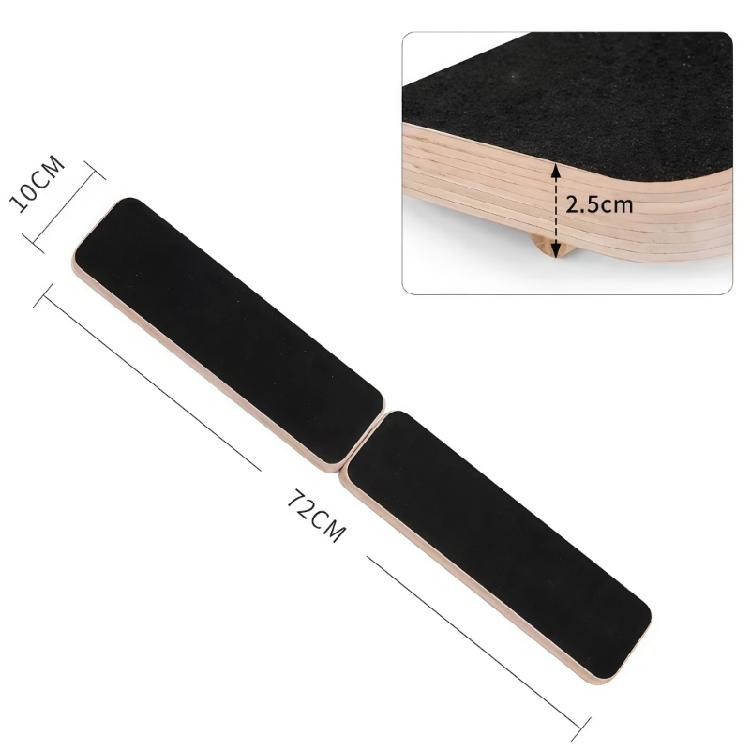 Golf Weight Transitioning Practice Platform Wood Texture for Better Swing Accuracy and Force Transfer During Exercises