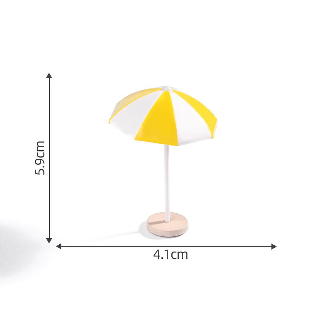 Moss Micro Landscape Ornaments Pulp Boat Boat Sight Beach Chair Sea View Ornaments DIY Assembly Ornaments Accessories Material