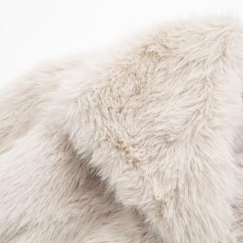 Autumn New Women's Clothing Faux Fur Short Top Women's Coat Spring Women's Jacket Top
