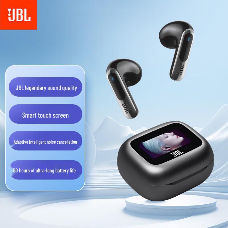

JBL LIVE FLEX 3 Smart Touchscreen Adaptive Noise-Cancelling Wireless Earbuds