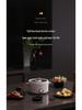 Multifunctional Electric Hot Pot: 1-2 Person Non-Stick Ceramic Glaze for Dorm Cooking and Quick Noodles.