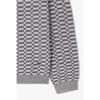Emporio Armani Men S Op Art Pattern Crewneck Knit Pullover A516128016