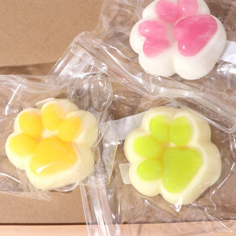 Soft Green Grape Cat Paws Toys Kneading Cat Paw Pinch Toy Cute Cartoon Fidget Toy  Kids Tricky Doll