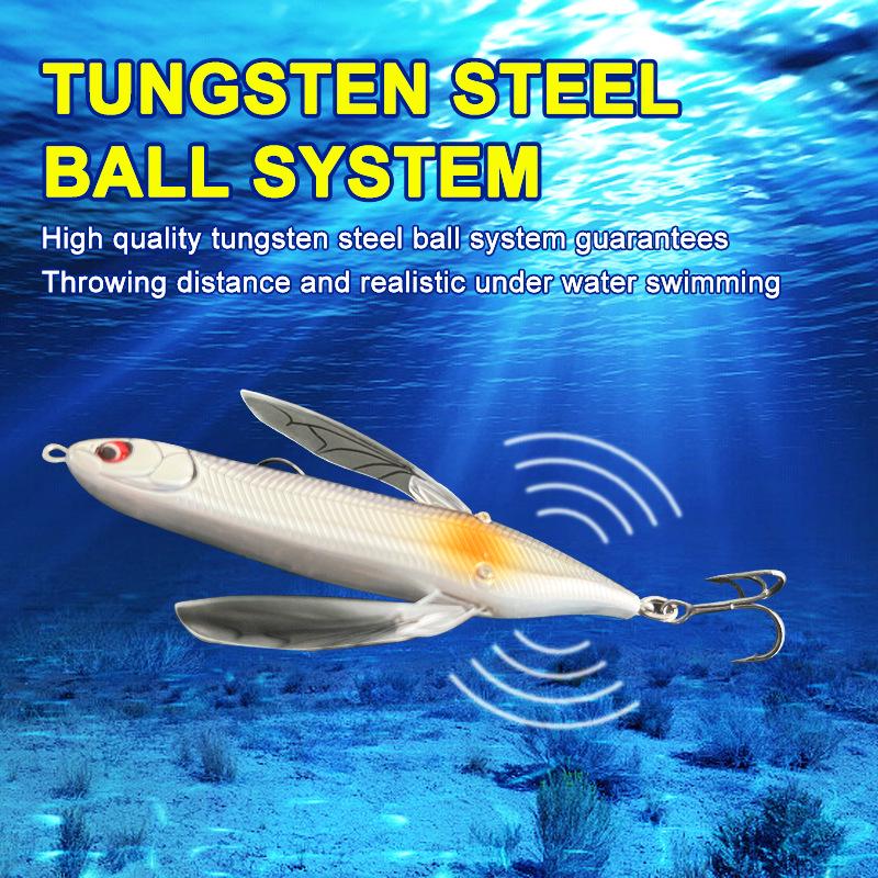 Dragonfly Surface Simulation Insect Lure Popper 6.5g Freshwater Fishing Tackle