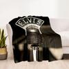 Elvis Presley Performance Blanket Warmthful Decor Great for Picnics Seaside Bed for All Occasions Digital Print