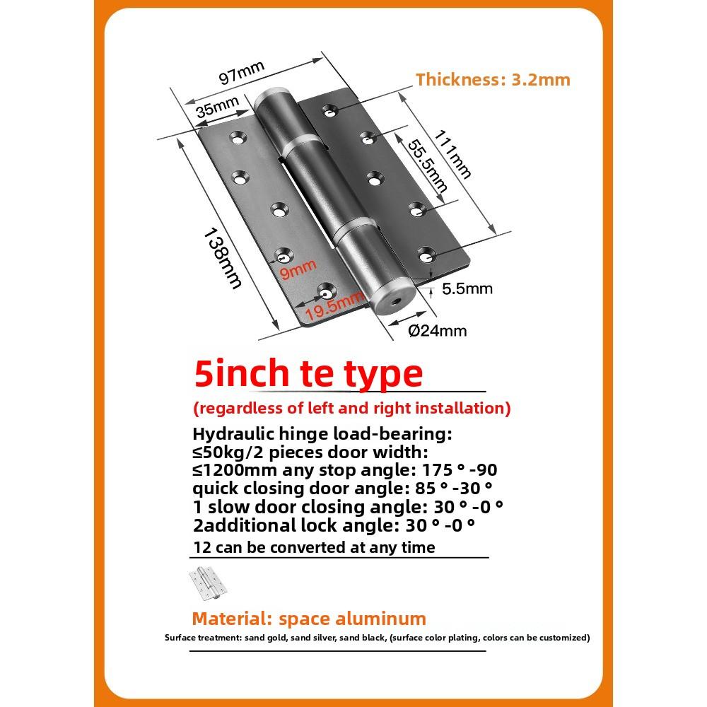 1 шт. Утолщенная складная петля из нержавеющей стали, прочная петля для деревянной двери, 4-дюймовые 5-дюймовые складные аппаратные аксессуары