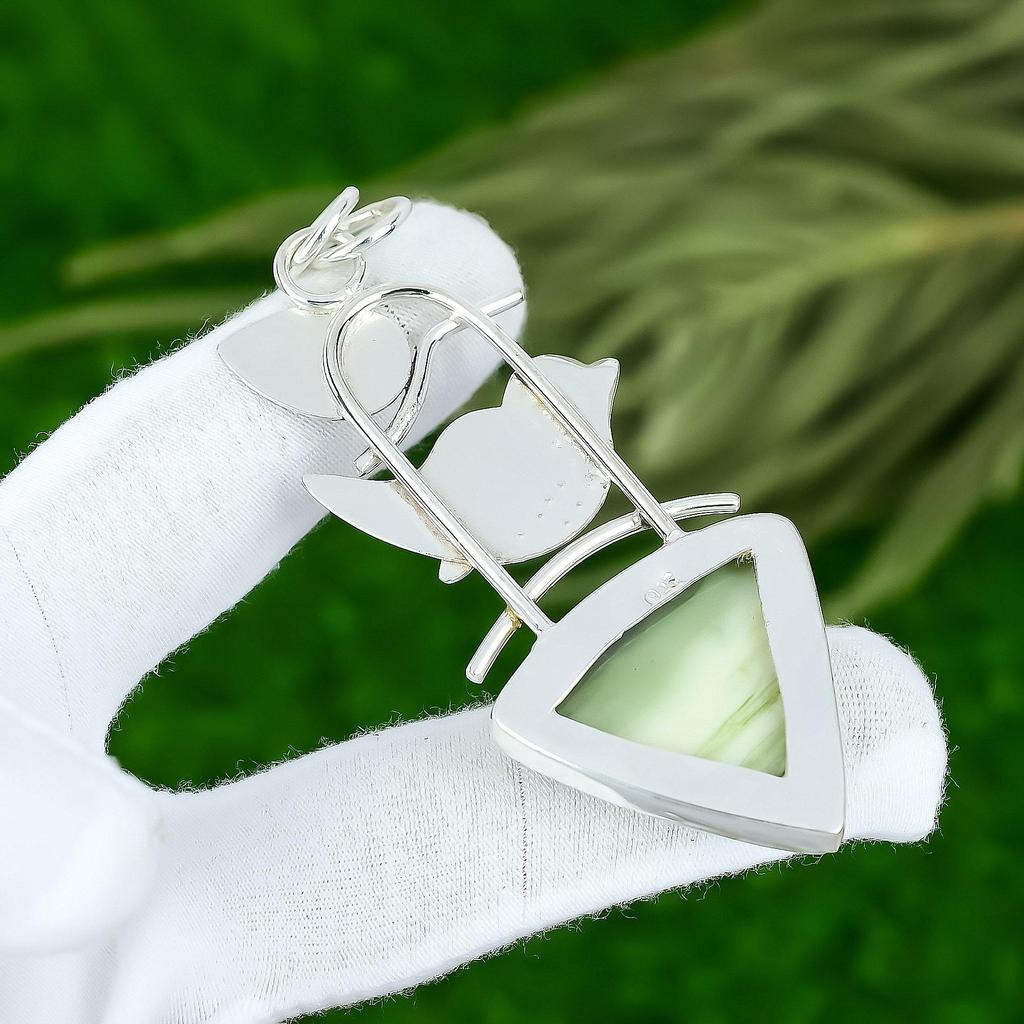 Hochzeitsgeschenk für Sie 925 Silber Natürlicher Kaiserjaspis Edelstein Anhänger