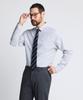 STCO Diems Compact Stretch Oxford Shirts Grey Stripe (Regular Fit)_Ddswz06Etc