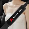 Accessoires d'intérieur de voiture Housse de ceinture de sécurité en suède et duvet Protection épaule et cou pour Citroen C4 C3 C5 C1 C2 Berlingo C-Elysee