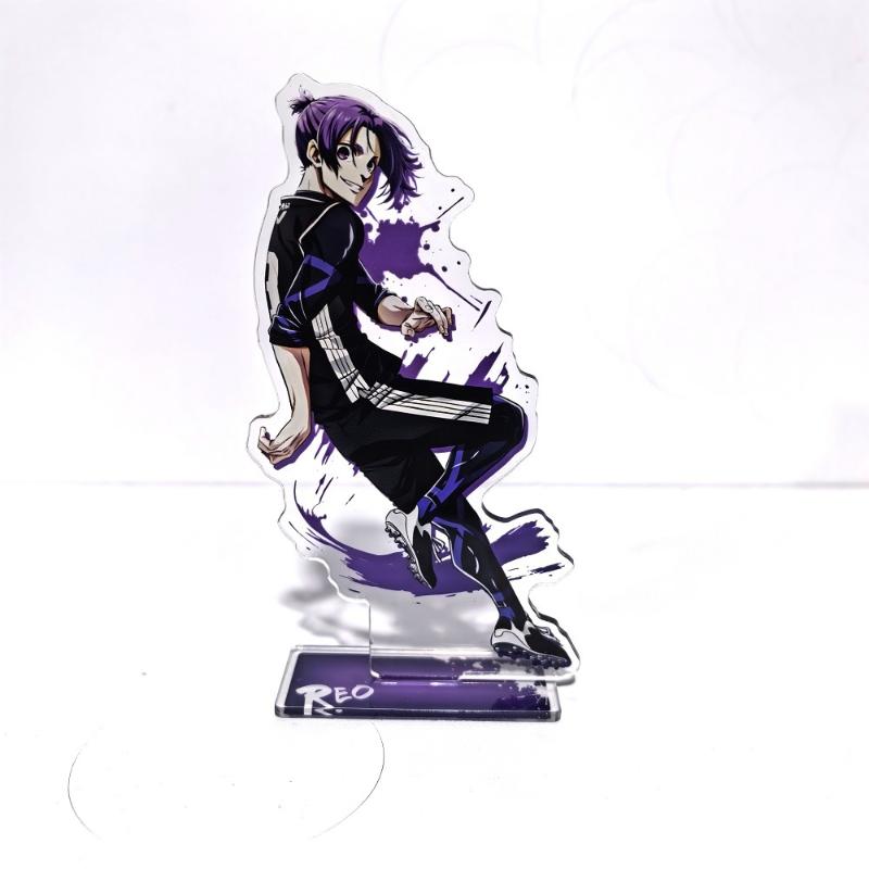 15cm Blue Lock Model Anime Peripheral Isagi Chigiri Bachira Nagi Karasu Acrylic Stand Figure Desk Ornament Collection Toy Gift