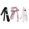 Student Pre Tied Neck Ties Preepy Look Wing Crosses Dark Tie Cravat 2000s Neck Wear Accessories