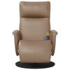VidaXL Recliner Massage Chair Footrest Cappuccino 356556