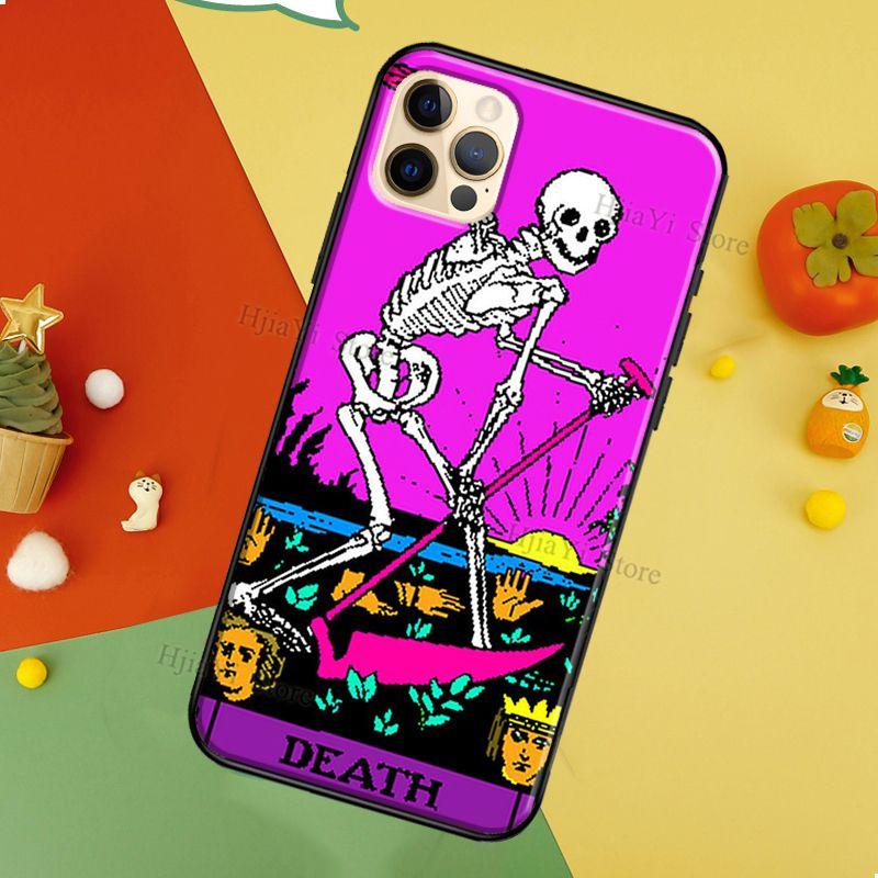moon Tarot Mystery totem Case For iPhone 11 14 13 Pro Max 12 mini X XR XS MAX 6 6S 7 8 Plus 5S SE 2020 Phone Cover