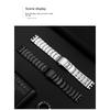 19mm 21mm Para Swatch pulsera de metal de núcleo sólido cadena de reloj cóncava convexa YVS400 451 YVB404 hombres de hierro mujeres banda de reloj de acero