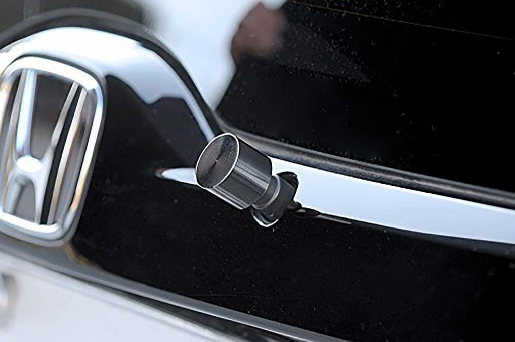 FORTUNE JDM Cylinder Shape Rear Wiper Black Polished Cap, (JRS-MBP)