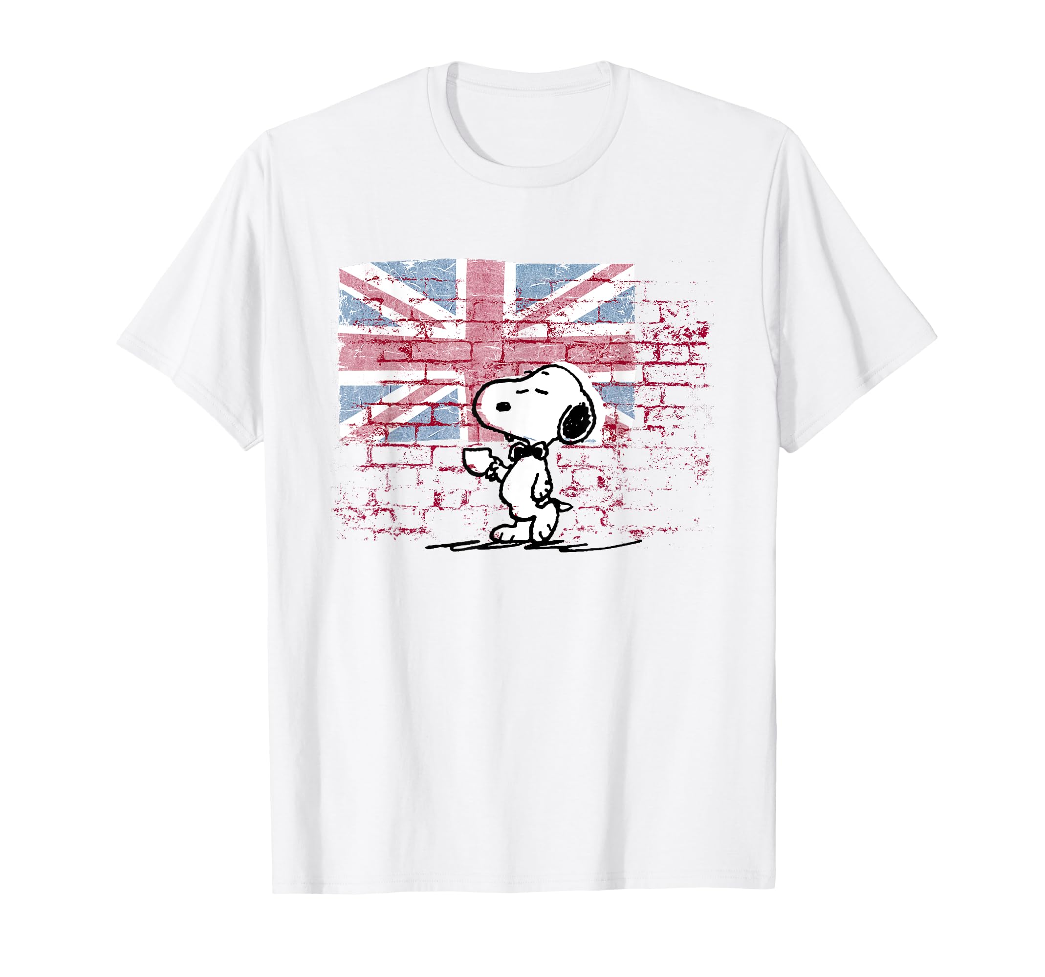 

Peanuts Snoopy Posh Union Jack Wall T-shirt