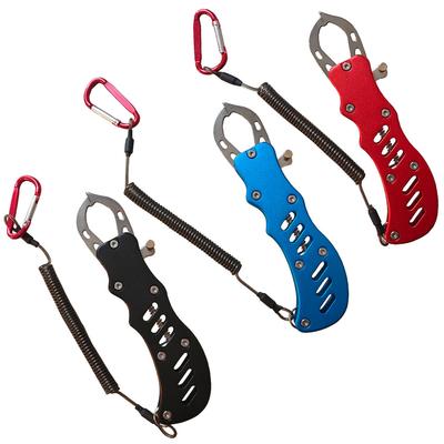 Fishing Pliers Fish Gripper Stainless Steel Hook Remover Tool One Hand Operation Fishing Line Cutter Scissors Fishing Tackles