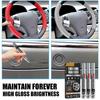 3pcs Car Wheel Chrome Paint DIY Repair Marker Auto Permanent Waterproof Repair Scratch Remover Paint Pen Chrome Mirror Marker Touchup Paint2