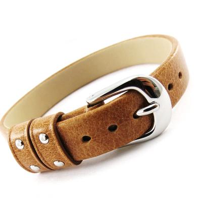 [J0801] - Mixed Bracelet 'Peaceful' Camel