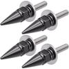 4pcs Aluminum Alloy M6 Screws Universal License Plate Fastening Set for Car Motorcycle Anti Rust Easy Install