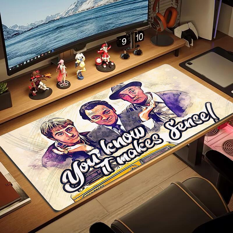 Only Fools and Horses Print  Cushion Non-slip Laptop Tablet Big Mousepad XXL Mat Mini PC Playmat With Lock Edge
