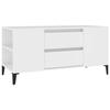 VidaXL Meuble TV Blanc 102x44,5x50 cm Bois d'ingénierie 819604