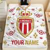 Custom Name AS Monaco Flannel Blanket, High Quality Comfortable for All Seasons, Home Decor, Warmth and Comfort