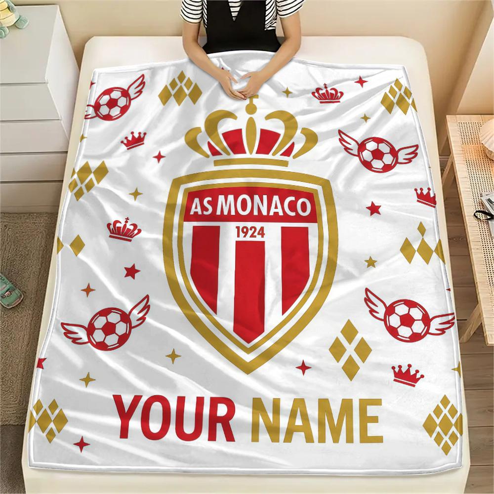 Custom Name AS Monaco Flannel Blanket, High Quality Comfortable for All Seasons, Home Decor, Warmth and Comfort