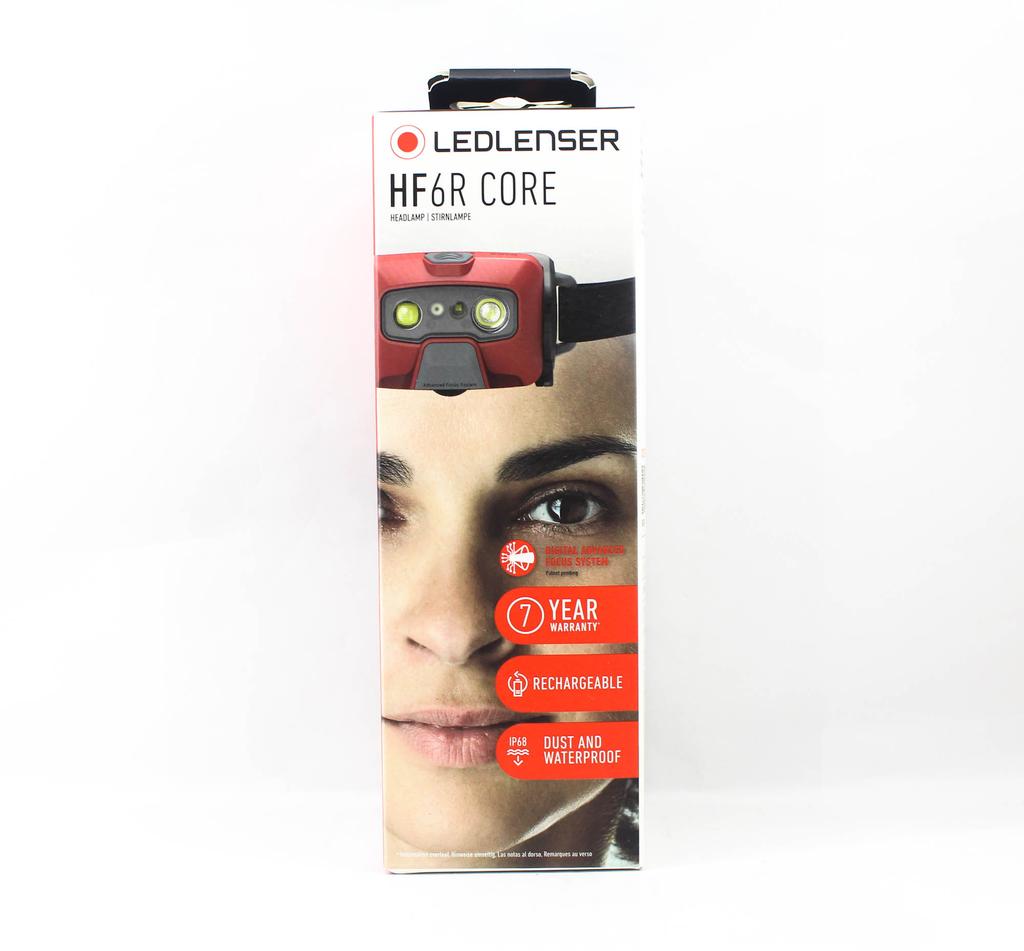 Ledlenser HF6R jádrová čelovka 800 lumenů IP68 126g dobíjecí červená (4340)