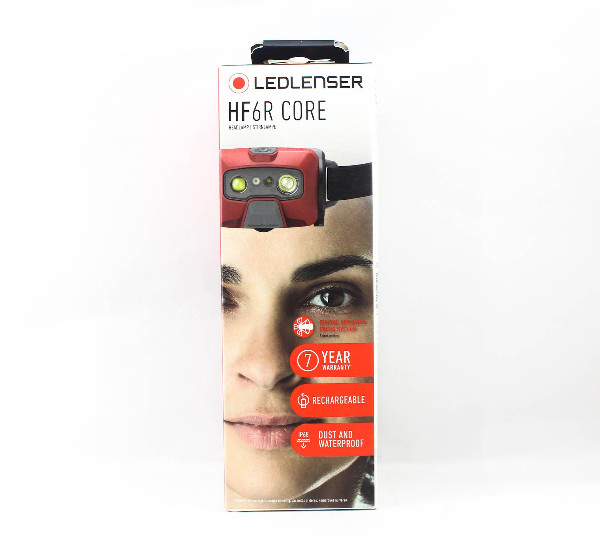 

Налобний ліхтар Ledlenser HF6R Core 800 люмен IP68 126 г перезаряджається червоний (4340)