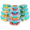 12-Piece Glass Food Storage Container Set