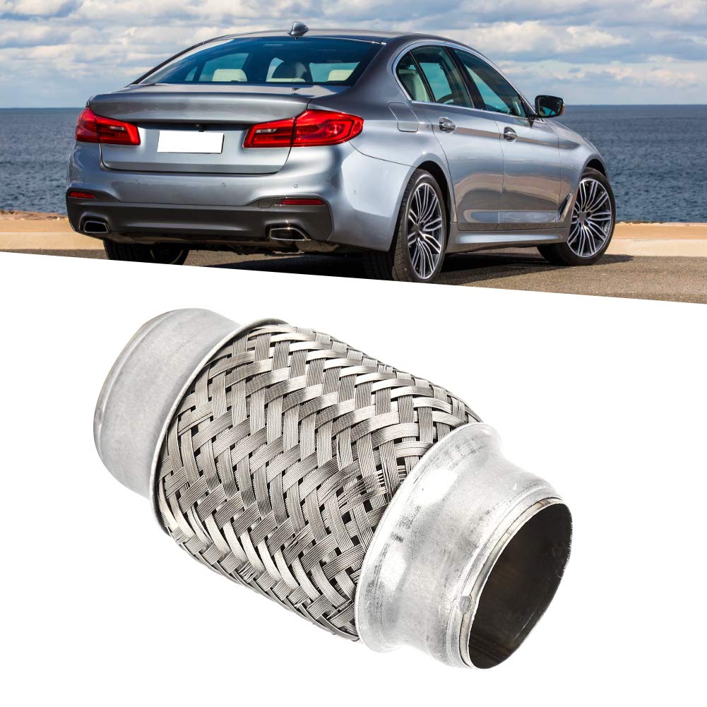 Car Exhaust Flexible Pipe Stainless Steel Air Intake Tube 38x102mm/ 1.5x4 Inch Exhaust Flexible