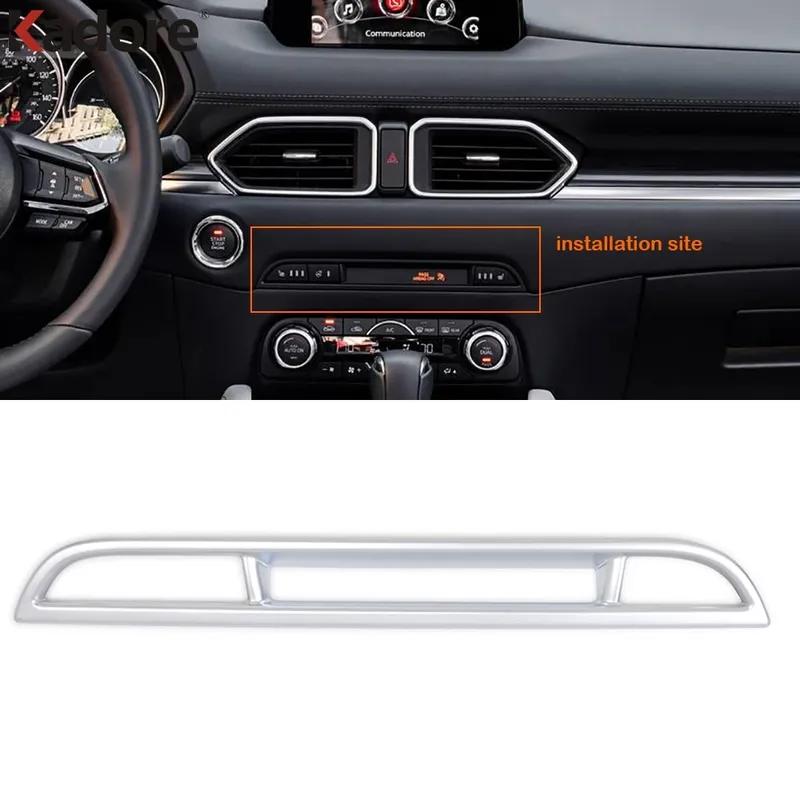 For Mazda CX5 CX-5 KF CX-8 CX8 2017 2018 ABS Matte Car Seat Heat Switch Button Panel Cover Trim Interior Mouldings Accessories