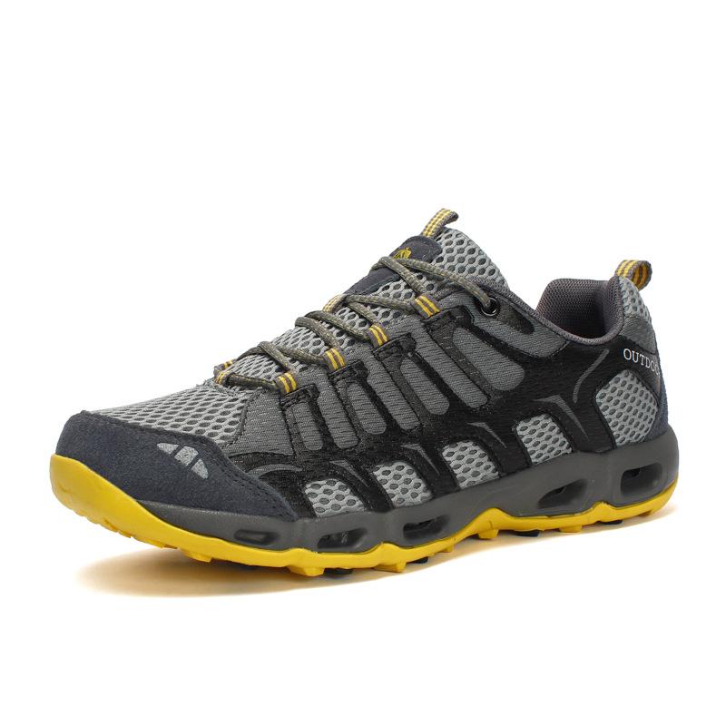 Hiking Shoes Men Women Low Cut Mesh Outdoor Casual Water Wading Oversized Breathable Couple