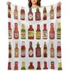 Hot Sauces Throw Blanket Summer Beddings Cute Plaid Quilt Blankets For Baby Blankets