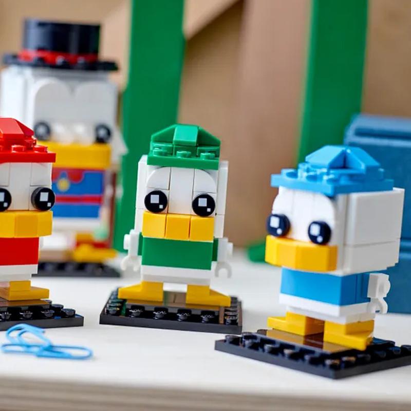 LEGO Коллекция Brickheadz, Дисней, Скрудж, Хьюи, Дьюи и Луи Конструктор 340 деталей 40477