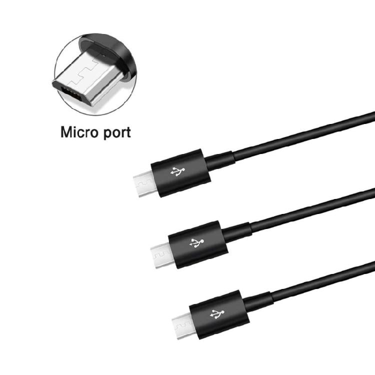 Durability Micro USB Splitter Cables Widely Compatibility Data Sync Charging