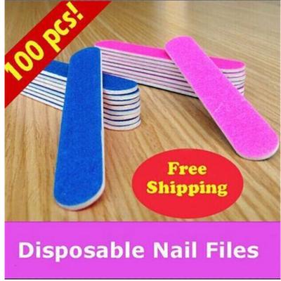 Professionelle Kurven-Nagelfeilenpuffer, langlebig, praktisch, 100 Stück Nagelwerkzeuge, dickes Schleifpapier
