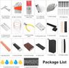 72-piece guitar repair tool kit, guitar accessories and storage bag