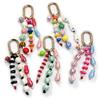 Travel Use Fish Keychain 1Pcs Bag Charm Ceramic Watermelon Beaded Tennis Pendant Portable Luggage Pendant Decor for Women