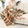 Halloween Horror Theme digital-printed polyester Bedroom velvet flannel cover blanket Fleece soft sofa cover blankets for beds
