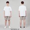 NOVENTA-K Round Pique Short Sleeve T-Shirt White