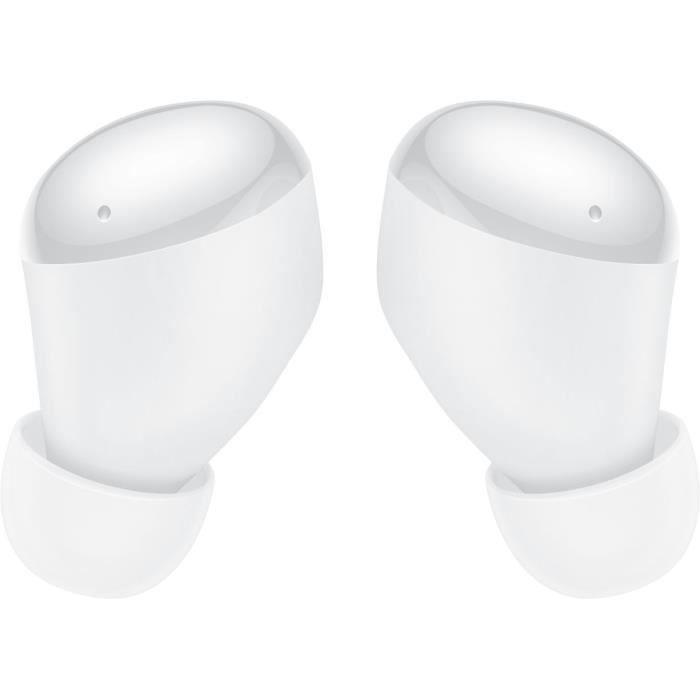 Ecouteurs sans fil - xiaomi - redmi buds 4 blanc - autonomie 30h - technologie sans fil