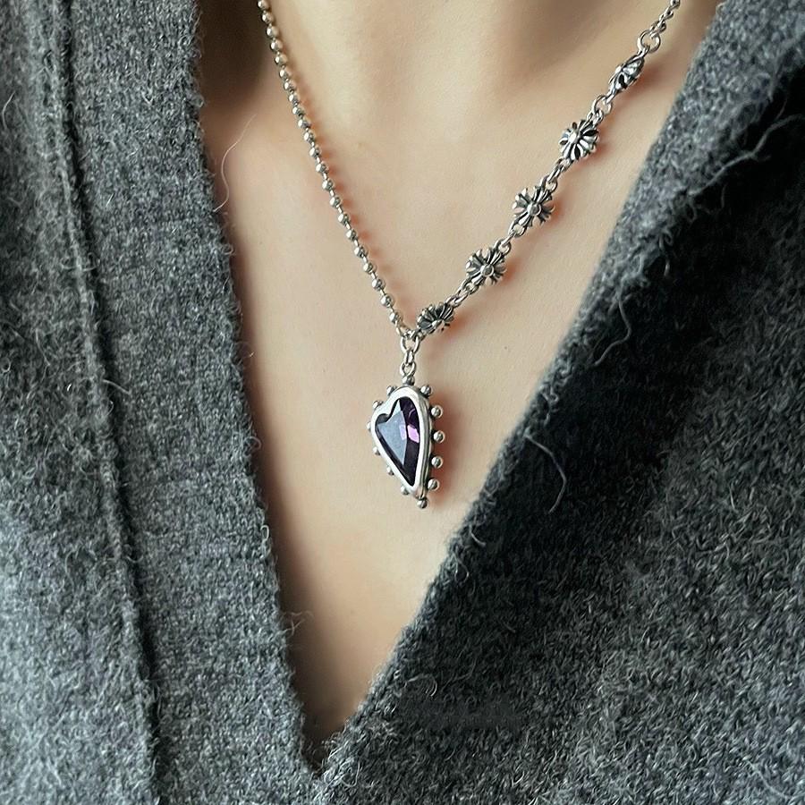 Korean Style Retro Pearl Necklace: Women's Multi-Layer Asymmetrical Clavicle Chain with OT Buckle