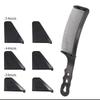 Barber Flat Top Haircut Comb Curved Hair Clipping Cutting Arced Comb Professional Hair Cutting Curved Positioning Comb