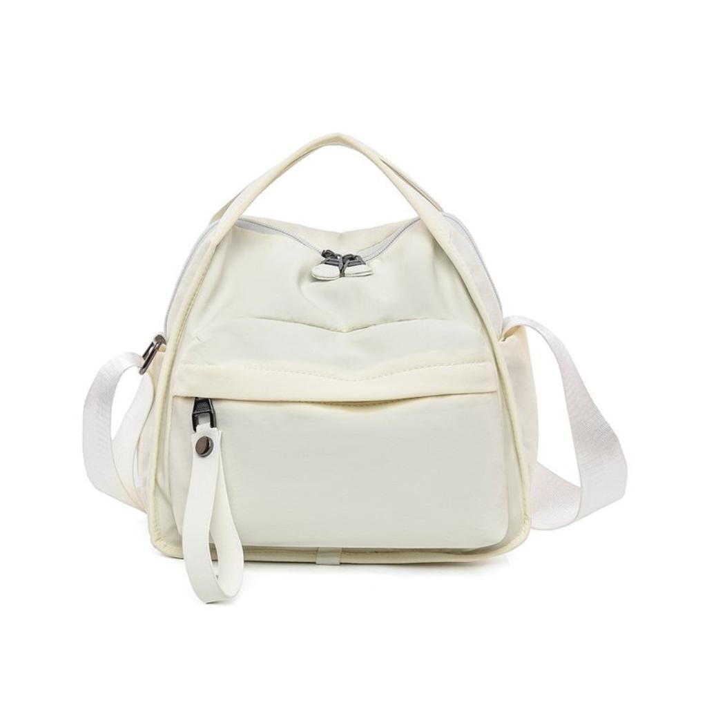 Shoulder Bag Women Nylon Multi Pocket Adjustable Strap for Daily Office