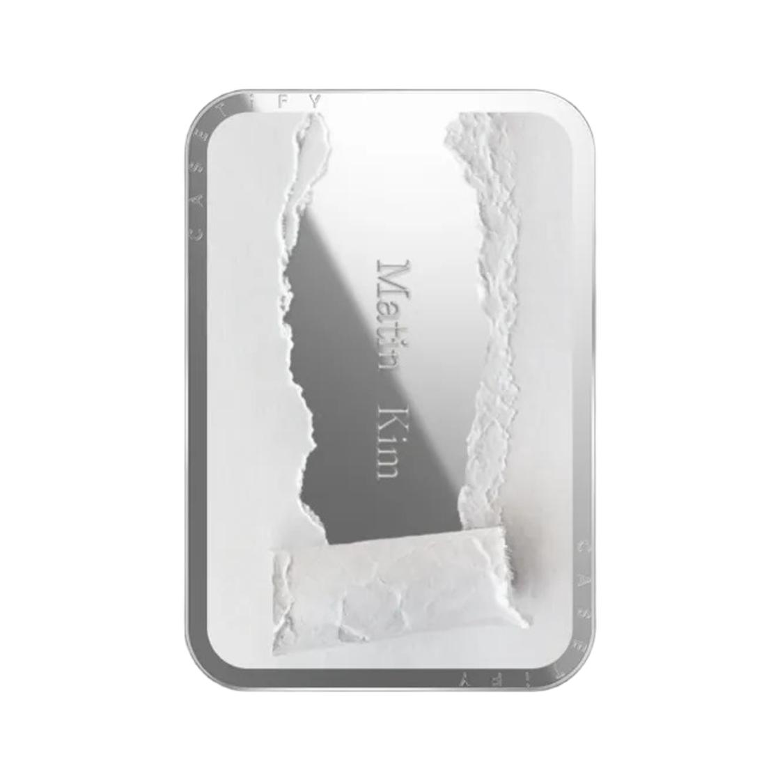 Casetify x Matin Kim Paper Snappy MagSafe Mirror Cardholder Stand Silver ONE SIZE серебряный