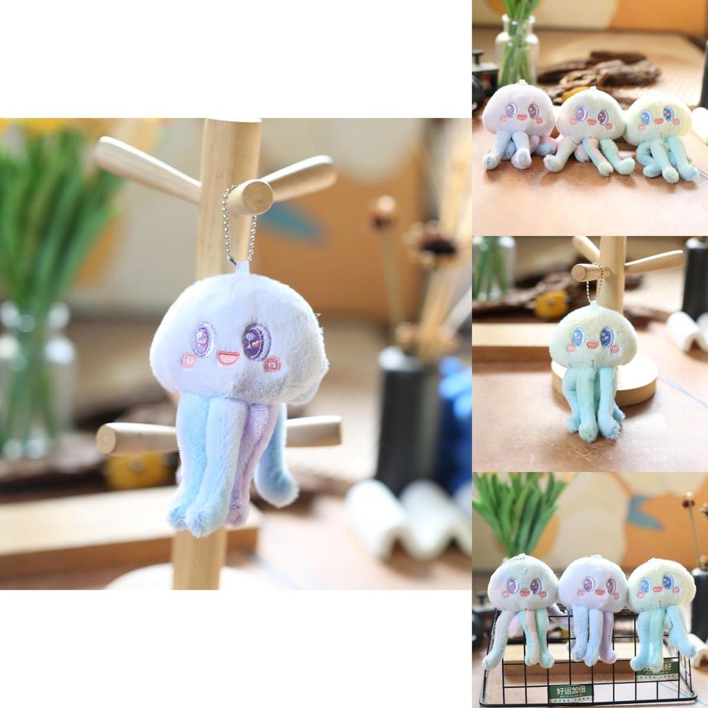 Adorable Plush Octopus Keychain Cute Soft Short Plush Toy Stuffed Animal