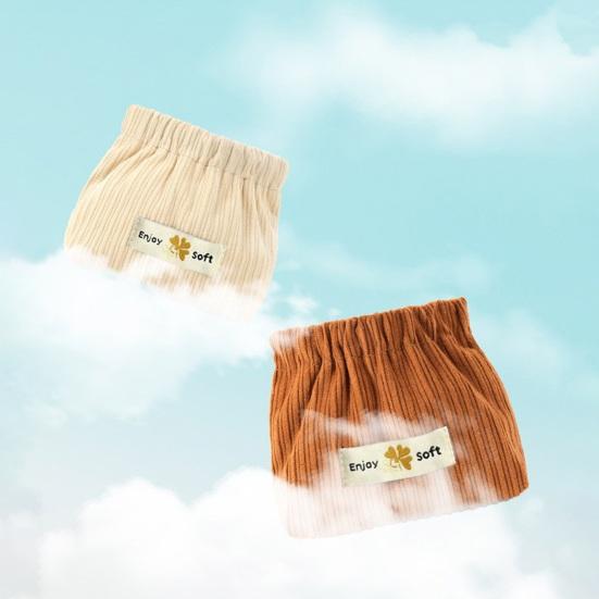 Corduroy Self-Closing Pouch Hair Tie Organizer Portable Snap Closure Pouch Storage Bag for Lipstick