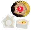 House Candlestick Molds for Candle Holder Tealight Stand